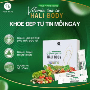 Vitamin rau củ Hali Body